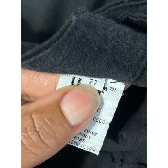 UNIF Women Pants Ruched Bottom in Black size 27 - Picture 4 of 14